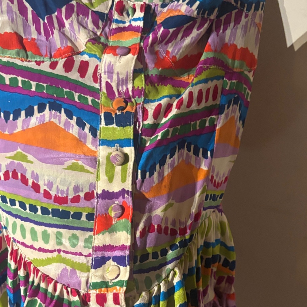 Vanessa Mooney Colorful Patterned Dress - Picture 3 of 6